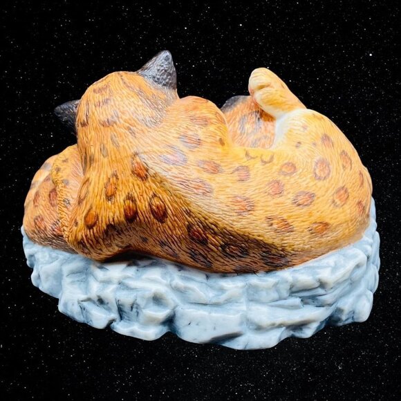 1988 Lenox Fine Porcelain Nature’s Young Played Out Figurine Cougars 3.5”T 5”W - Picture 4 of 6